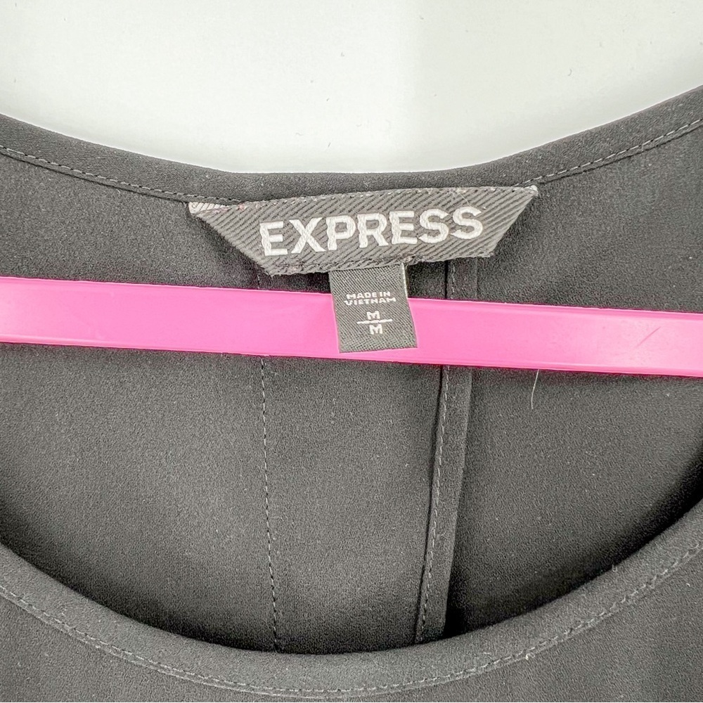 Black Express Split Back Tank Top - image 4